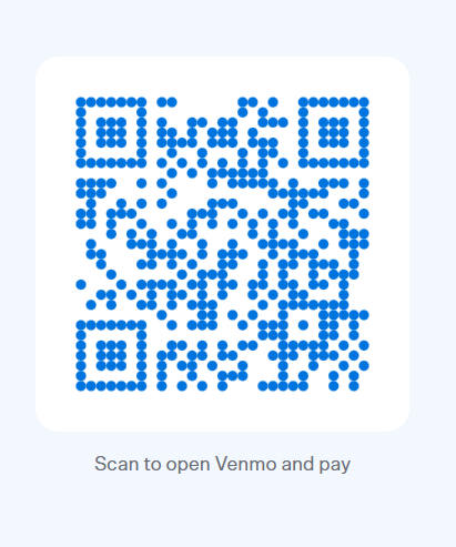 Venmo QR code for Hydro Consulting payment